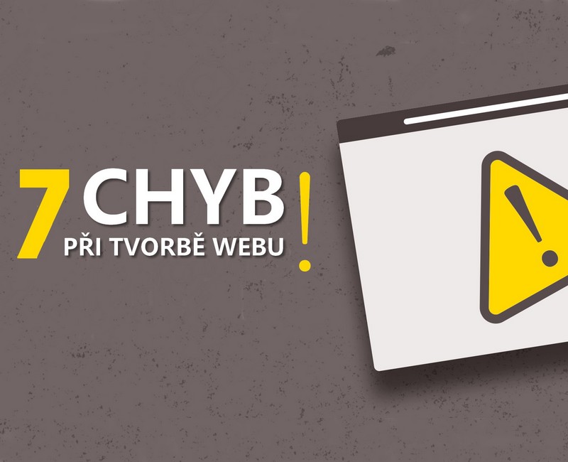 Hlavní chyby při tvorbě webu – čemu se vyhnout?