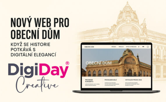 Nový web pro Obecní dům – jednu z nejznámějších secesních staveb v Praze